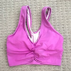 Alo Pink Wild thing Sports Bra small